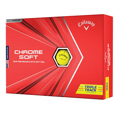 Callaway Chrome Soft 20 Triple Track Yellow Golf Balls